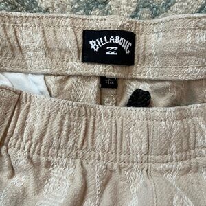 Billabong Beige Textured Shorts